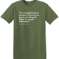 It is Frightful, George Orwell Quote Tee
