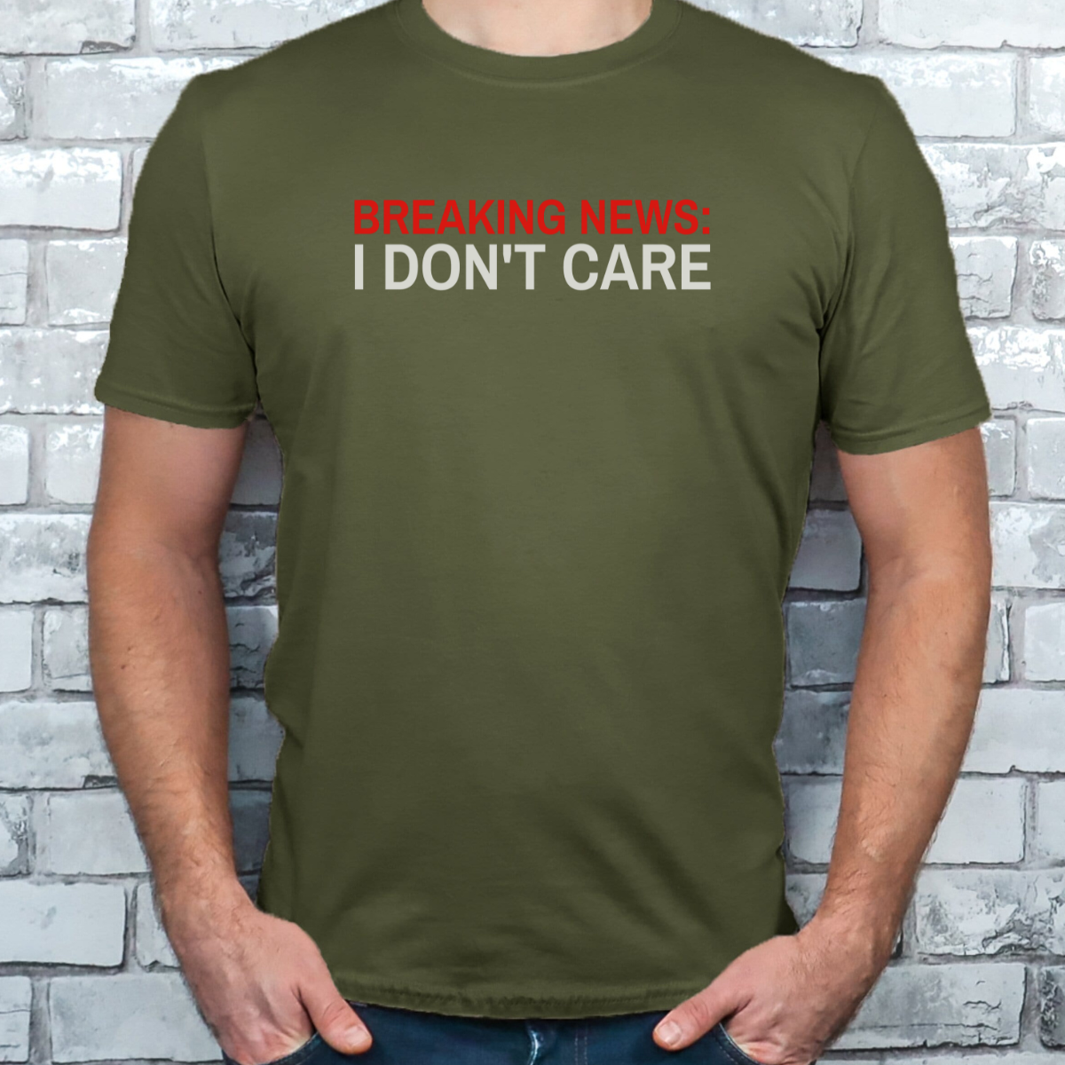 Breaking News: I Don't Care Tee