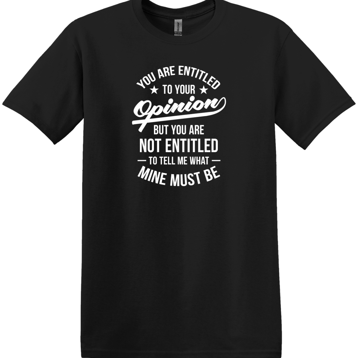 You Are Entitled to Your Opinion Tee