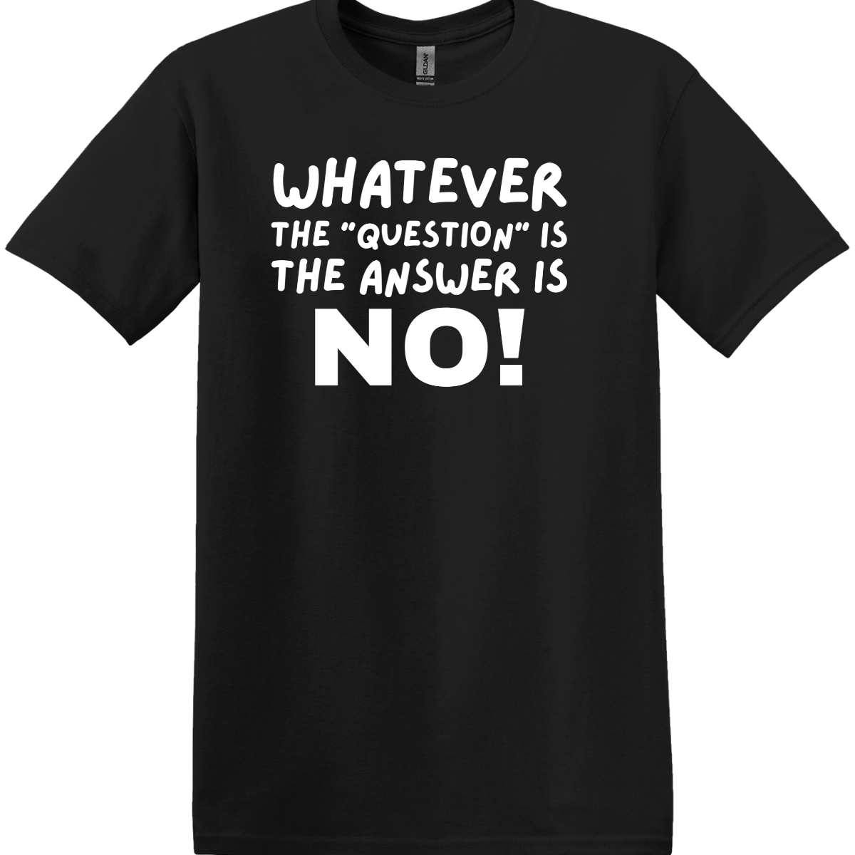 The Answer is NO! Tee