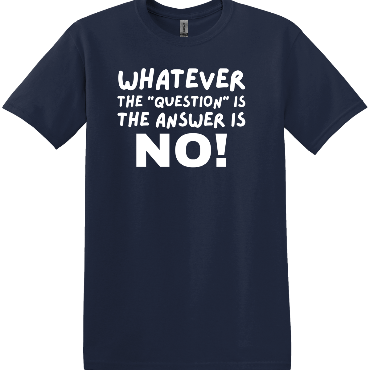 The Answer is NO! Tee