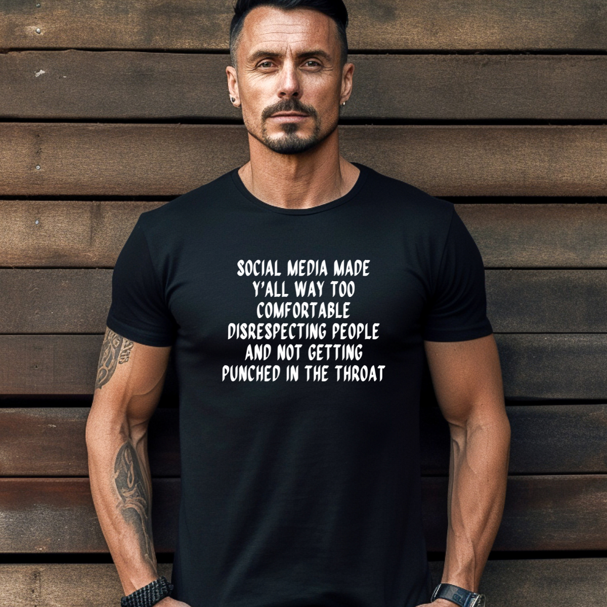 Social Media Made Y'all Way Too Comfortable Tee