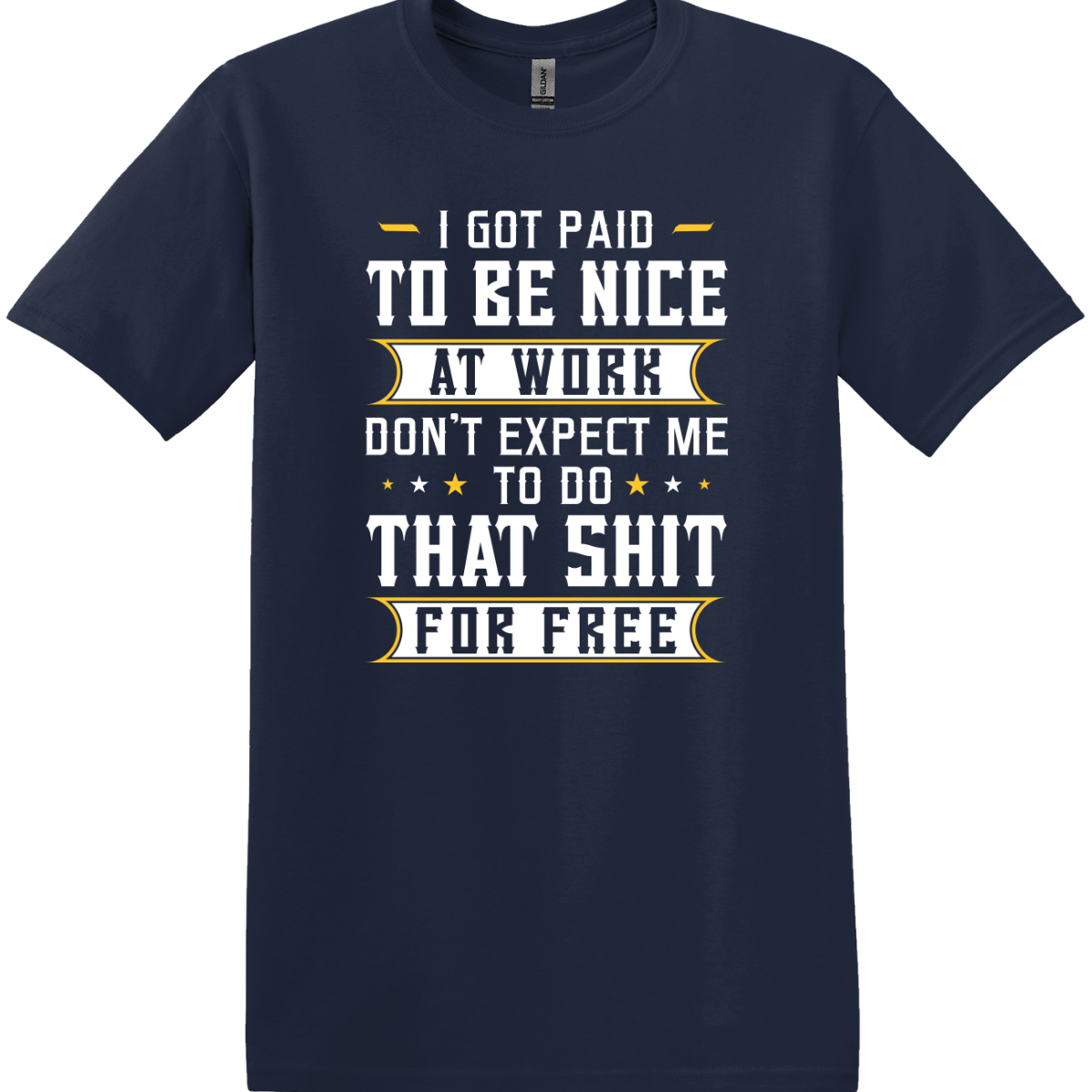 I Got Paid To Be Nice At Work Tee