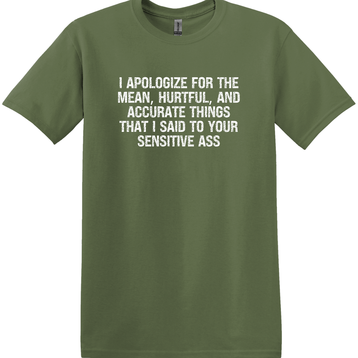I Apologize for the Mean Hurtful Things Tee