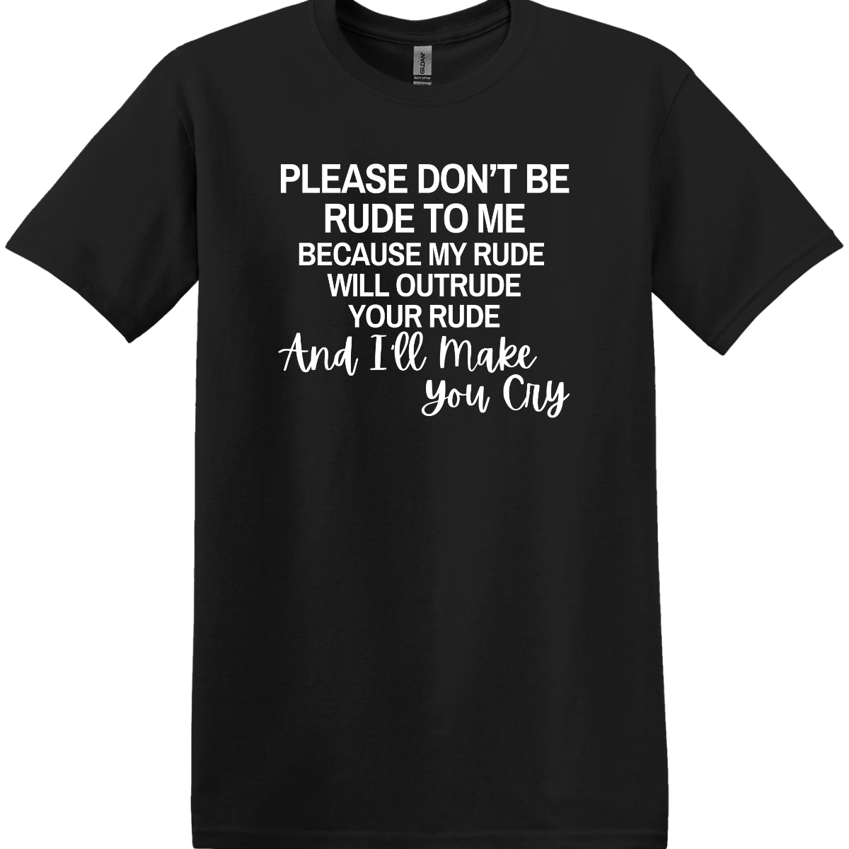 Please Don't Be Rude To Me Tee