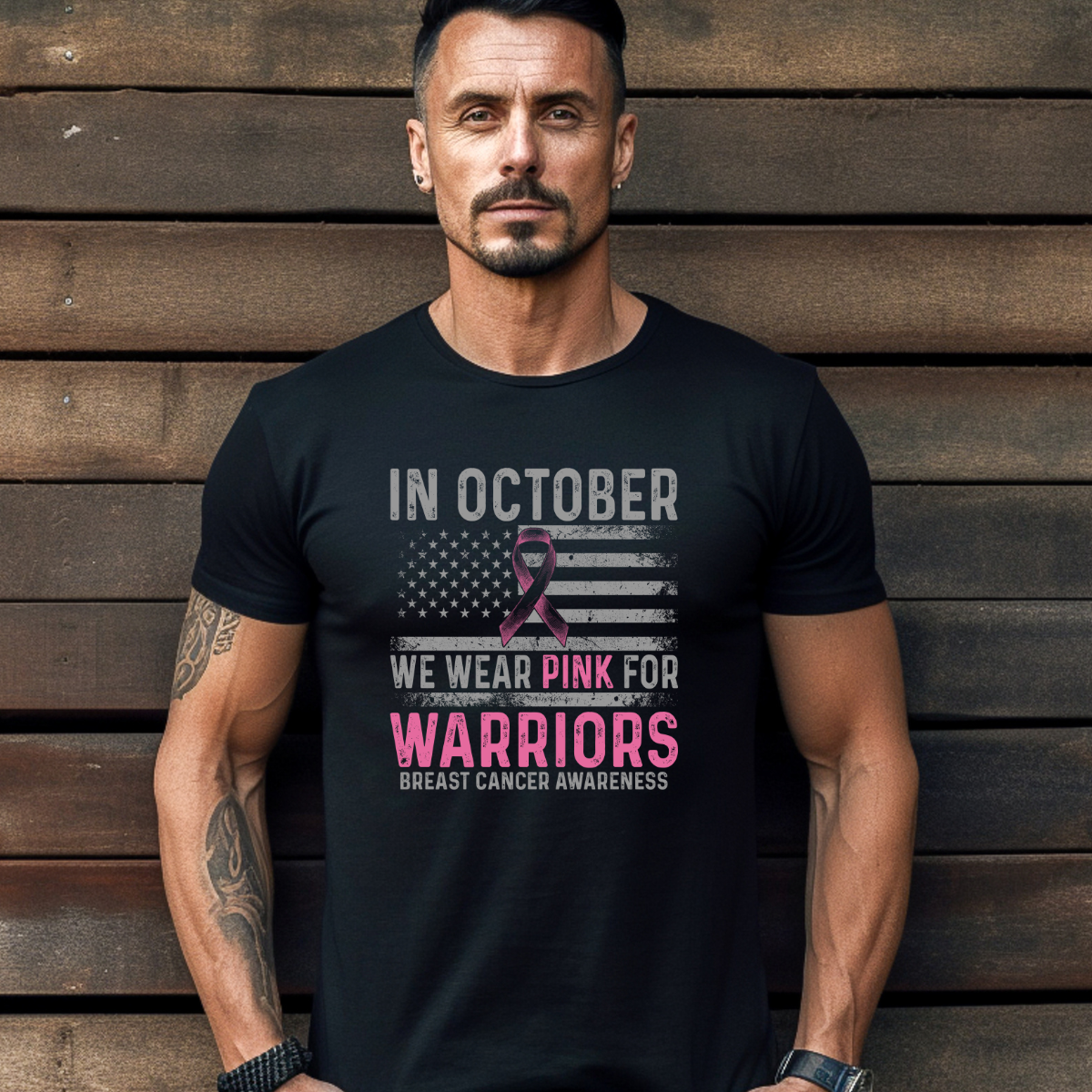 In October We Wear Pink Tee