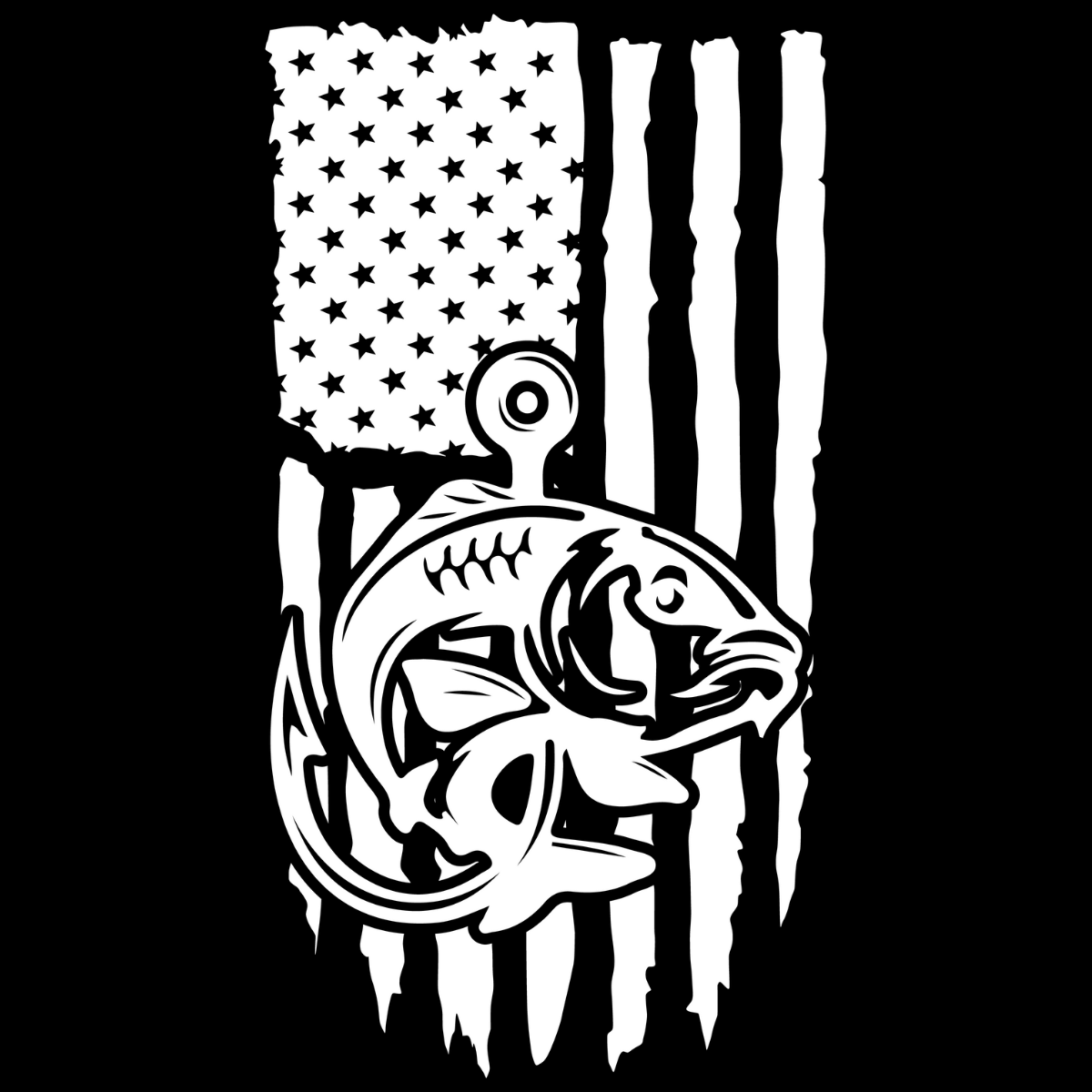 Fishing Flag Men's T-Shirt