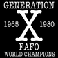 Generation X - FAFO World Champions Tee