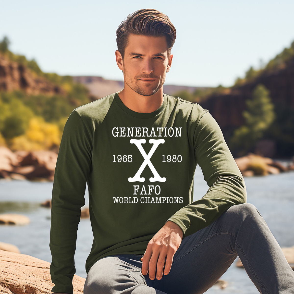 Generation X - FAFO World Champions Long Sleeve T-Shirt