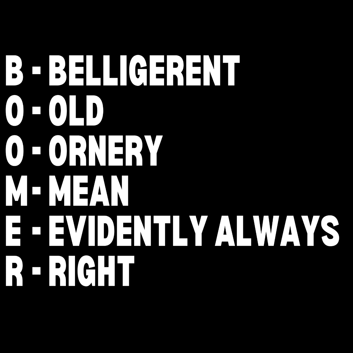 Boomer Definition Men's T-Shirt