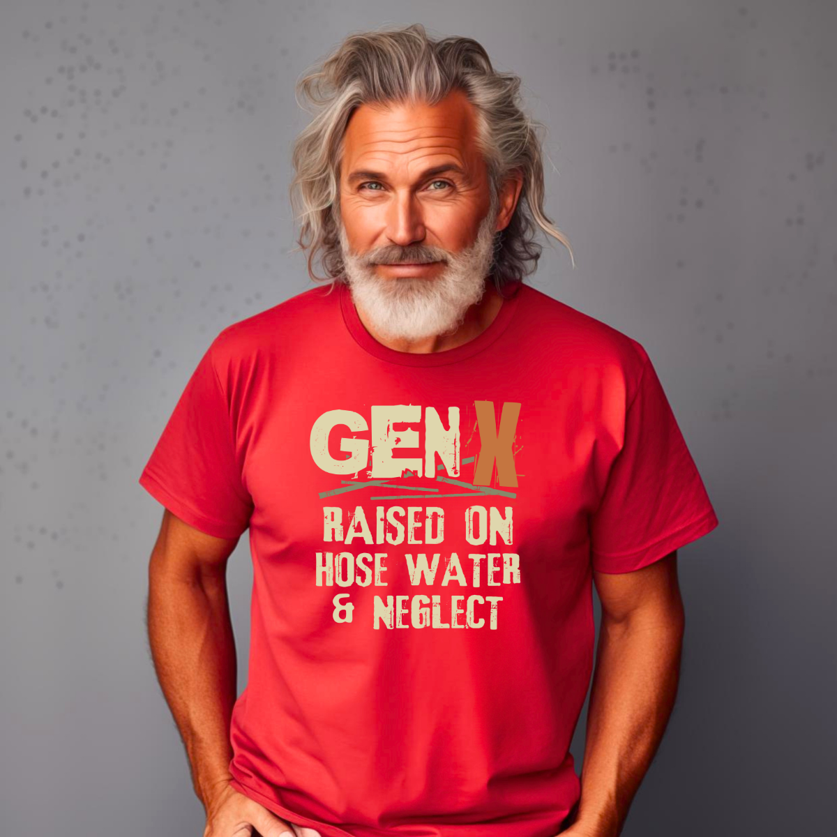Gen X Raised on Hose Water and Neglect Men's T-Shirt