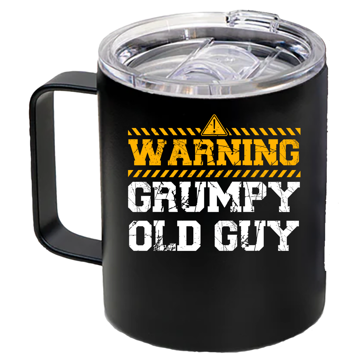 Warning Grumpy Old Guy Coffee Cup