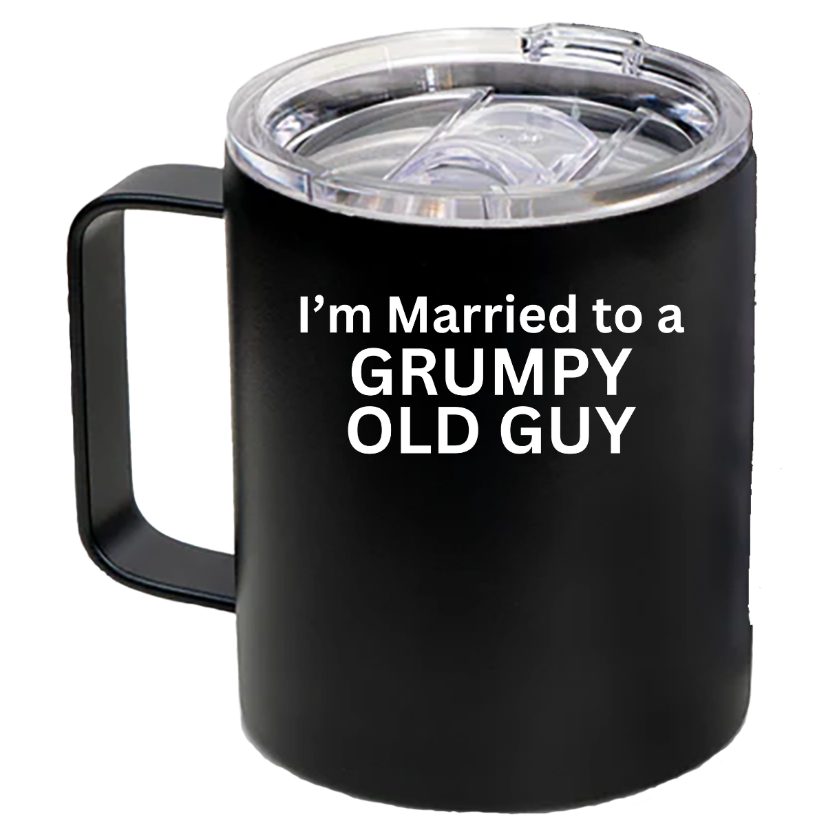 I'm Married to a Grumpy Old Guy Coffee Cup