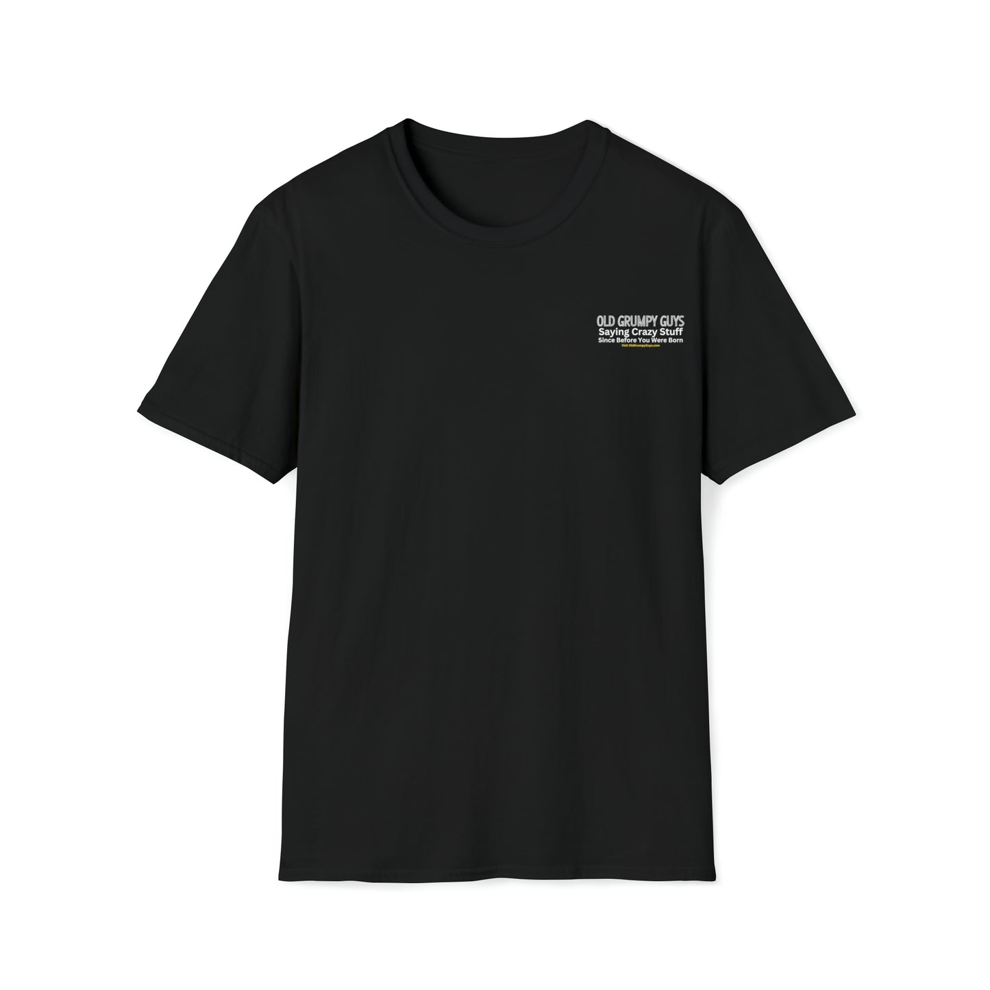 Old Grumpy Guys Tee with Small Chest Print