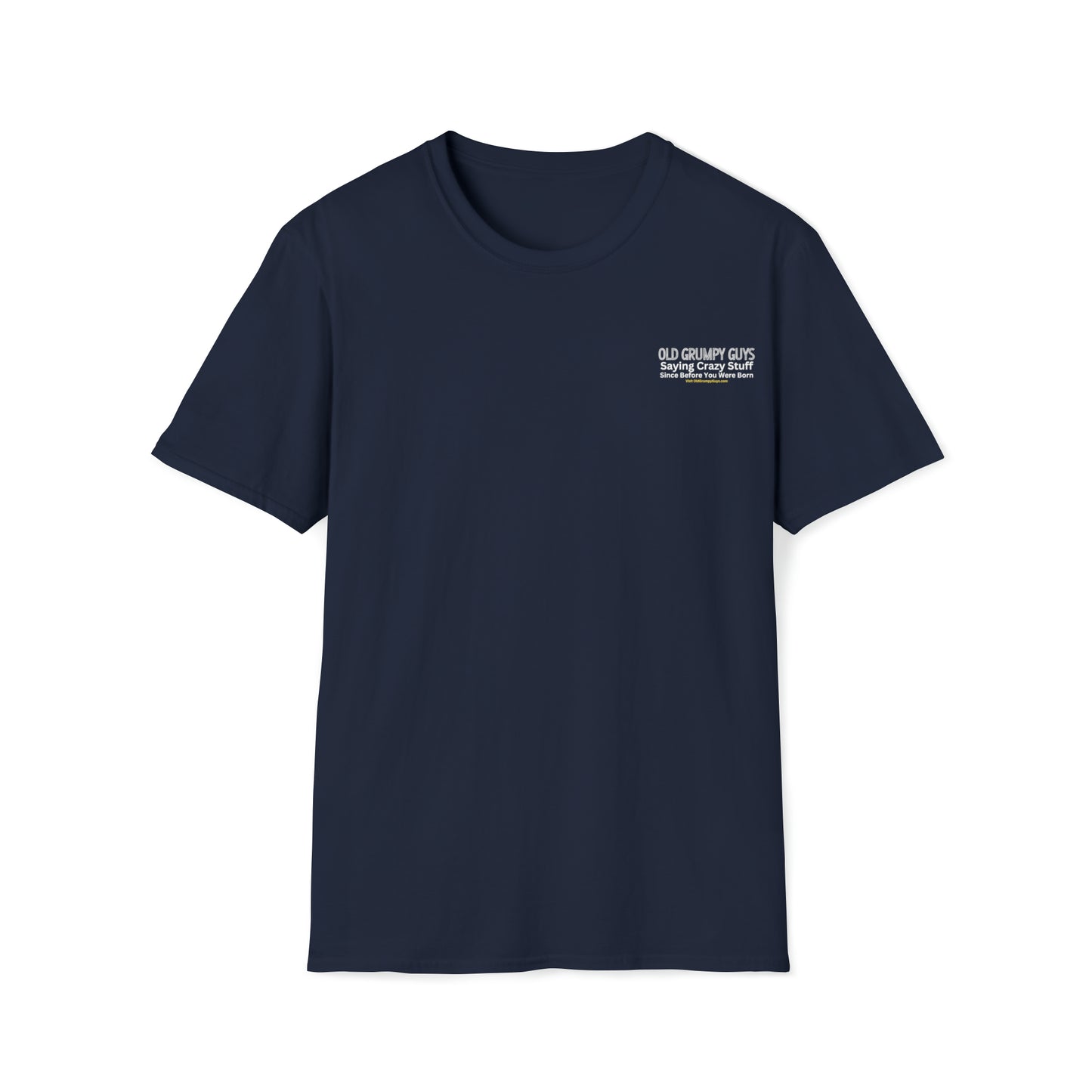 Old Grumpy Guys Tee with Small Chest Print