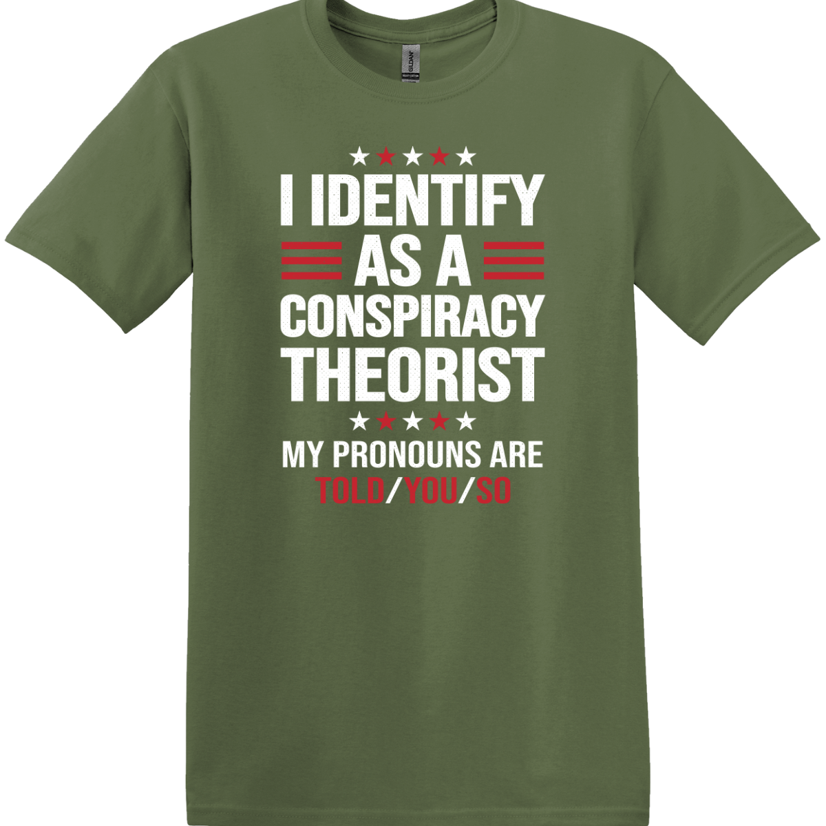 I Identify as a Conspiracy Theorist Tee