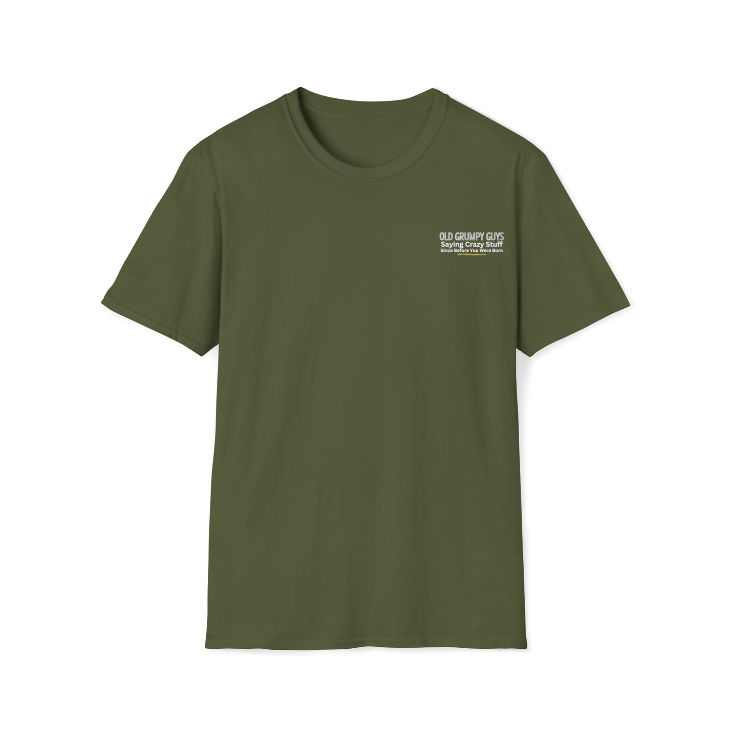 Old Grumpy Guys Tee with Small Chest Print
