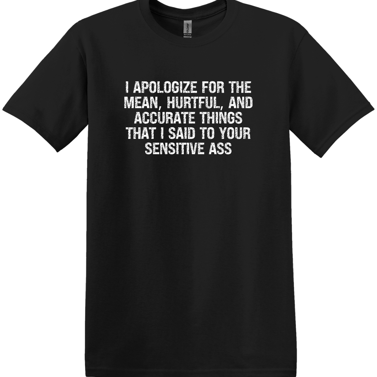 I Apologize for the Mean Hurtful Things Tee