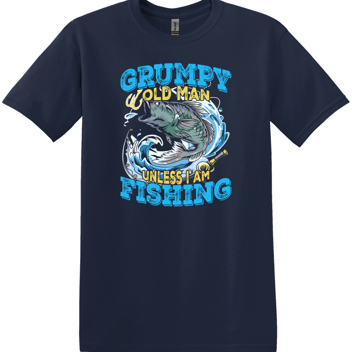 Grumpy Old Man Unless I Am Fishing Tee