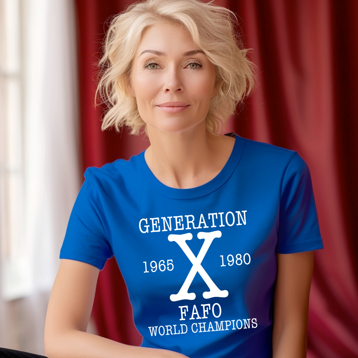 Generation X - FAFO World Champions Women's Fitted Tee