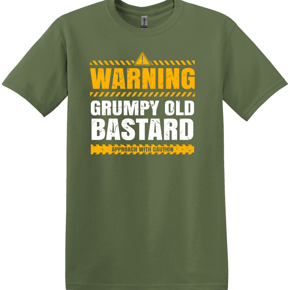 Warning Grumpy Old Bastard Tee