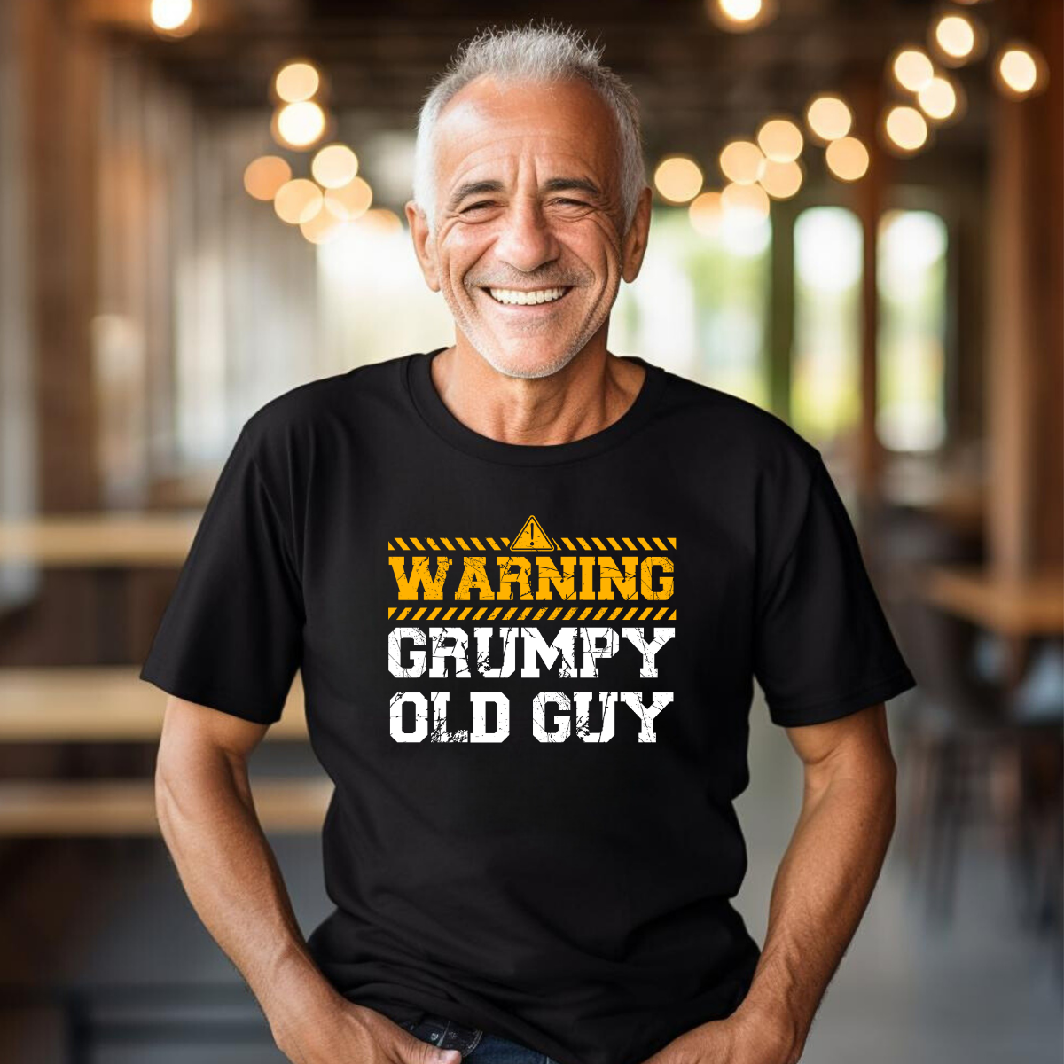 Warning Grumpy Old Guy Men's T-Shirt