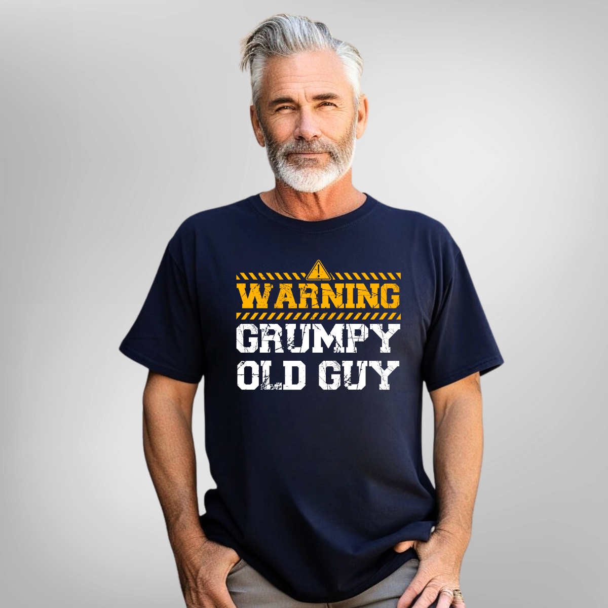 Warning Grumpy Old Guy Men's T-Shirt