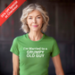 I'm Married to a Grumpy Old Guy Women's Fitted Tee