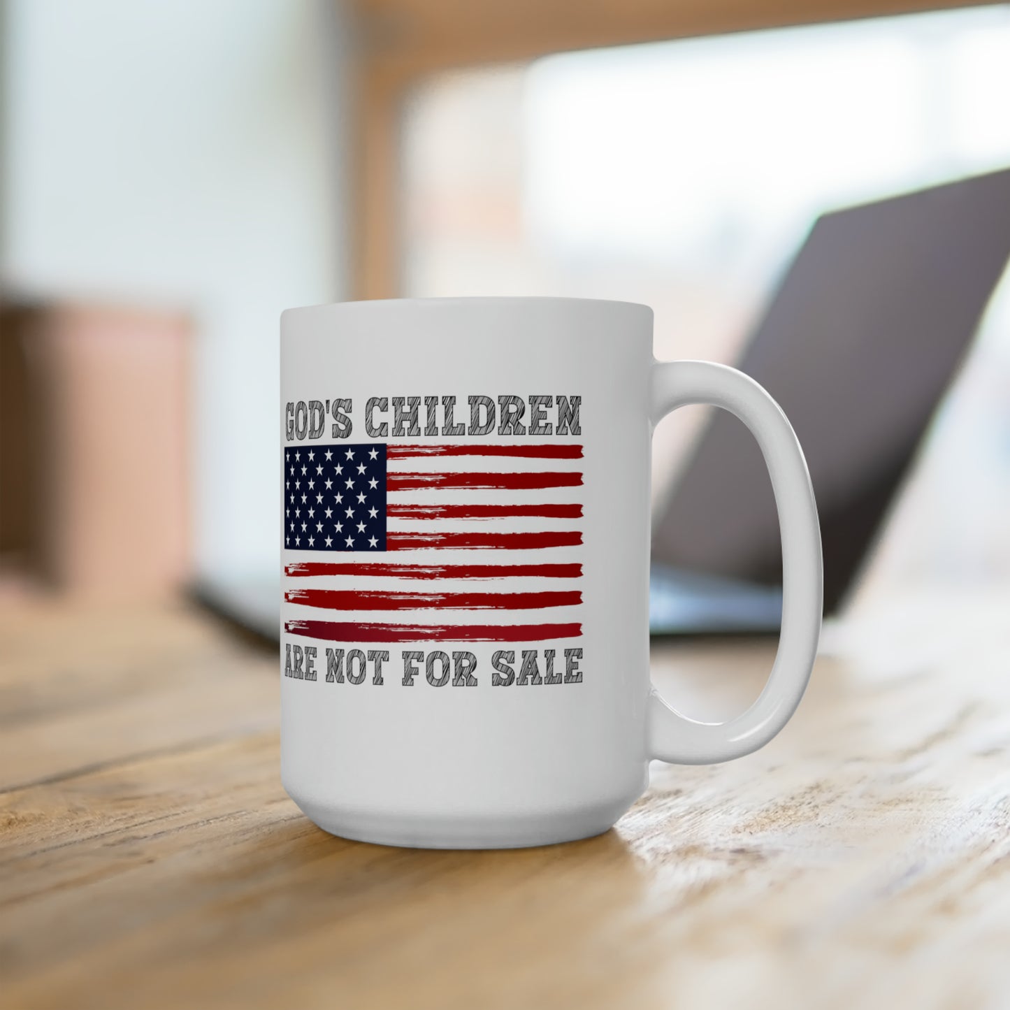 God's Children Are Not For Sale 15oz Coffee Mug